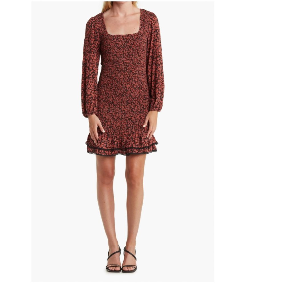 Lost and Wander Smocked Mini Dress